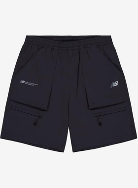 New Balance/NB正品夏季新款男子宽松透气运动短裤NVE24141-BK