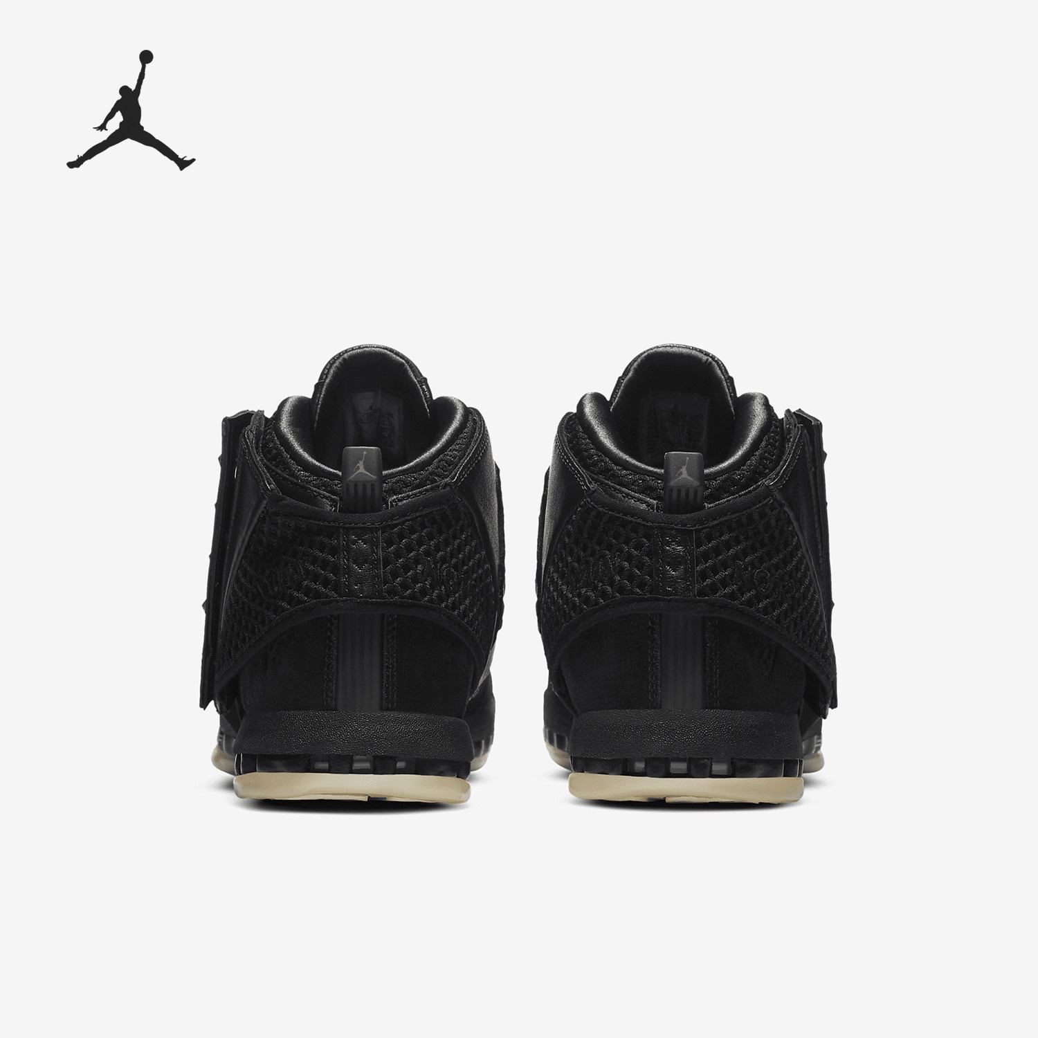 Nike/耐克正品男士皮革圆头系带高帮复古篮球鞋DA1323-900