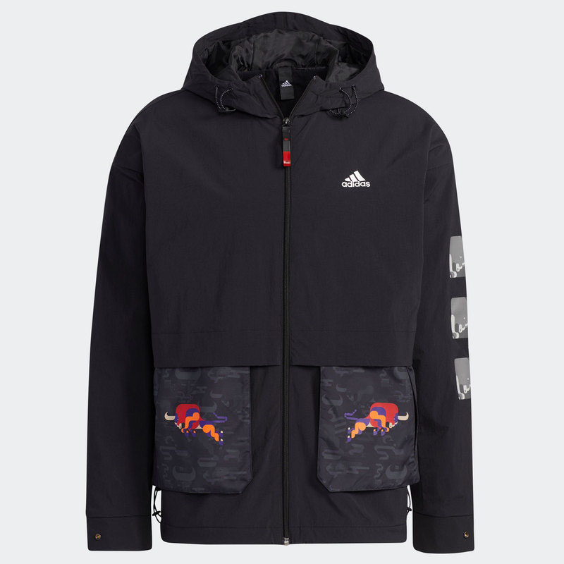 阿迪达斯男子连帽夹克外套