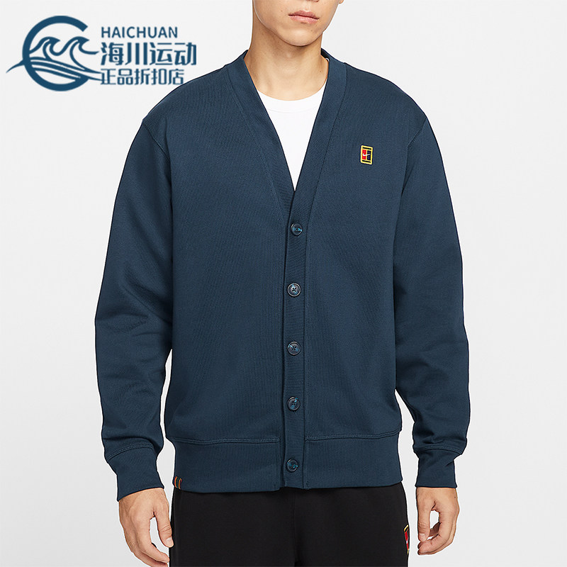 Nike/耐克正品Court Fairway男士长袖针织休闲运动开衫IM9362-478