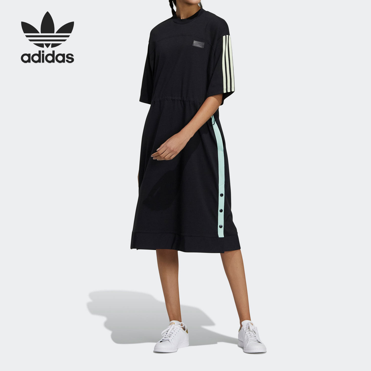 Adidas/阿迪达斯正品RYV Dress三叶草女子运动连衣裙 H39023