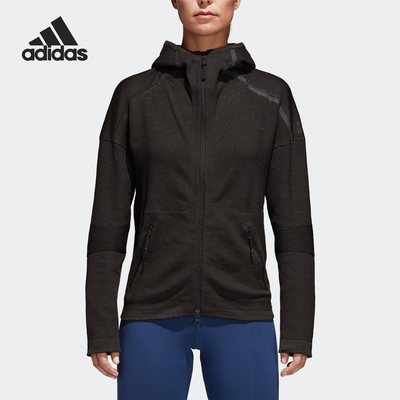 Adidas/阿迪达斯正品 当季新款女子连帽运动休闲外套 CE1968