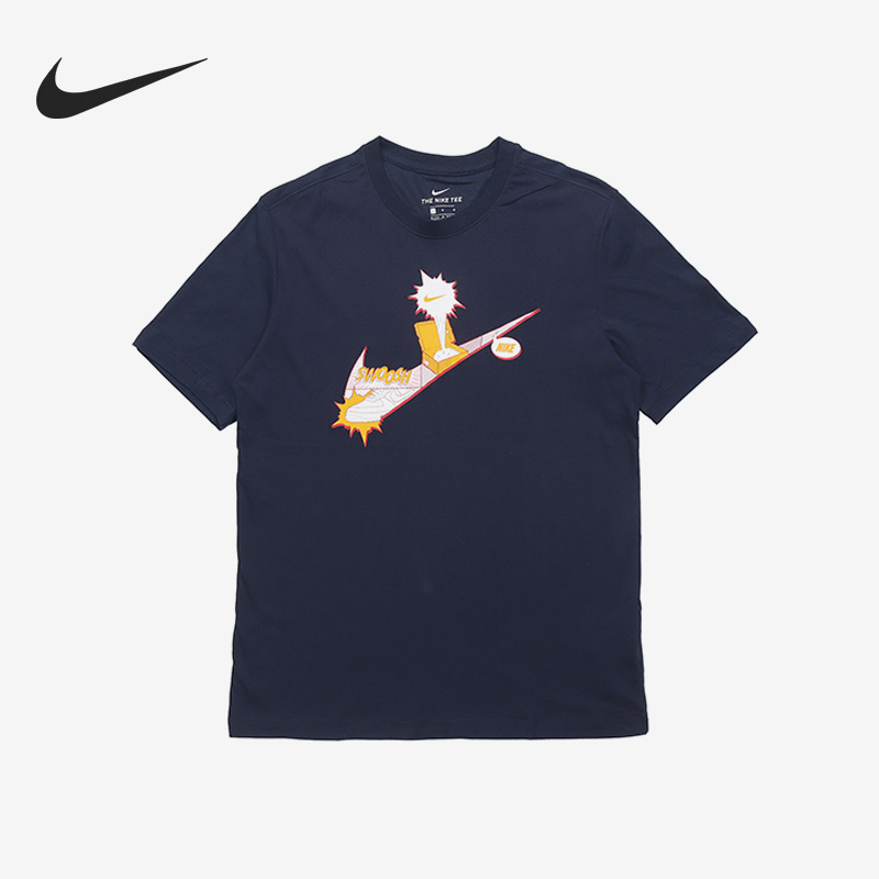 Nike/耐克正品Sportswear Swoosh男子运动短袖T恤CT6524-451