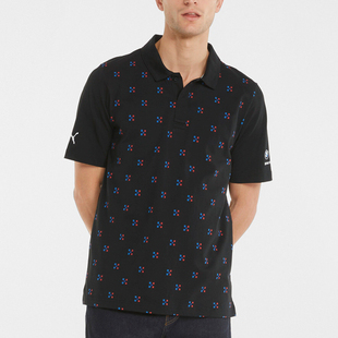彪马正品 柔软轻盈休闲透气短袖 Puma 运动男士 POLO衫 533376