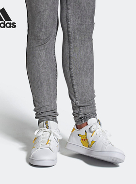 Adidas/阿迪达斯正品ADVANTAGE K宝可梦联名小童训练运动鞋FW3187