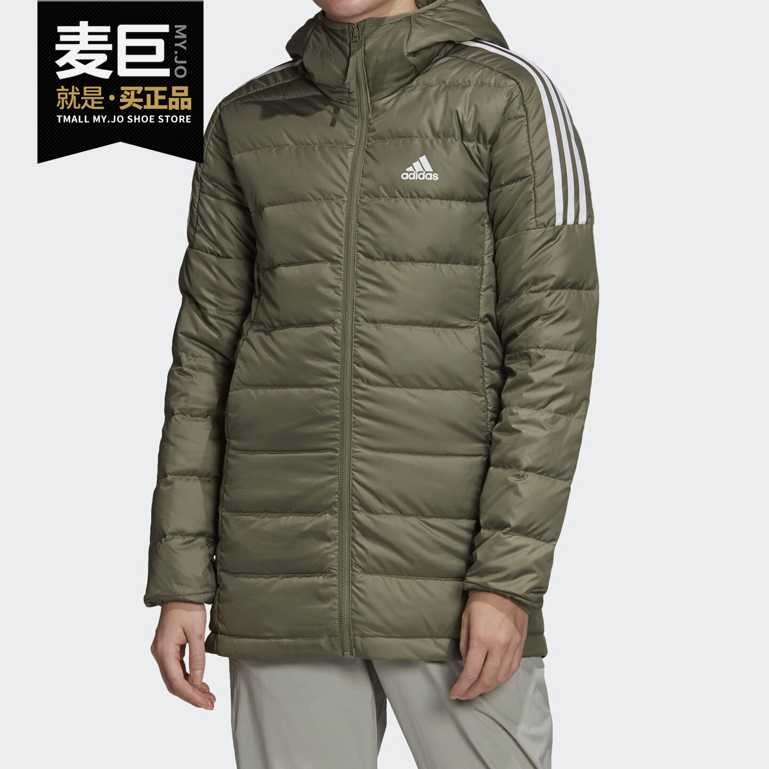 女子休闲保暖运动连帽羽绒服