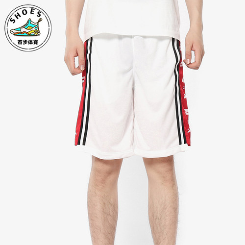 Nike/耐克正品JORDAN男士训练运动透气拼接篮球短裤BQ8393-100