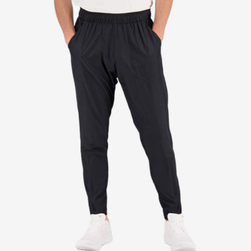New Balance新百伦正品男字母印花松紧腰束脚休闲裤AMP31049-BK