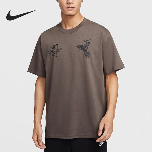Nike/耐克正品夏季男士舒适耐磨宽松针织短袖T恤HV0168-104