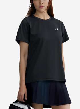 Asics/亚瑟士正品夏季新款女子户外运动训练短袖T恤2012D164-001