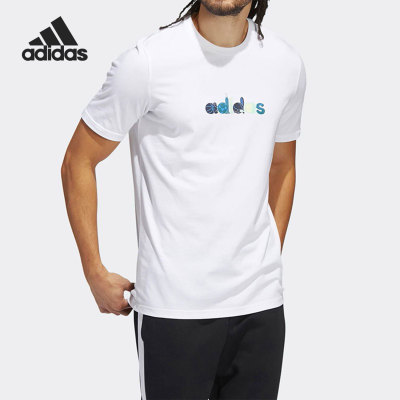 阿迪达斯正品男子运动短袖