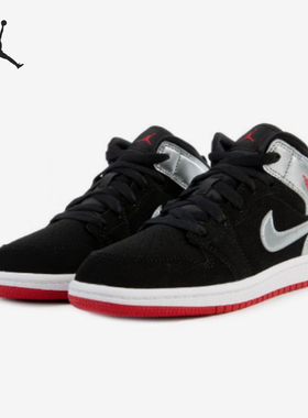 Nike/耐克正品2023JORDAN小童中帮拼接经典篮球鞋运动640734-057