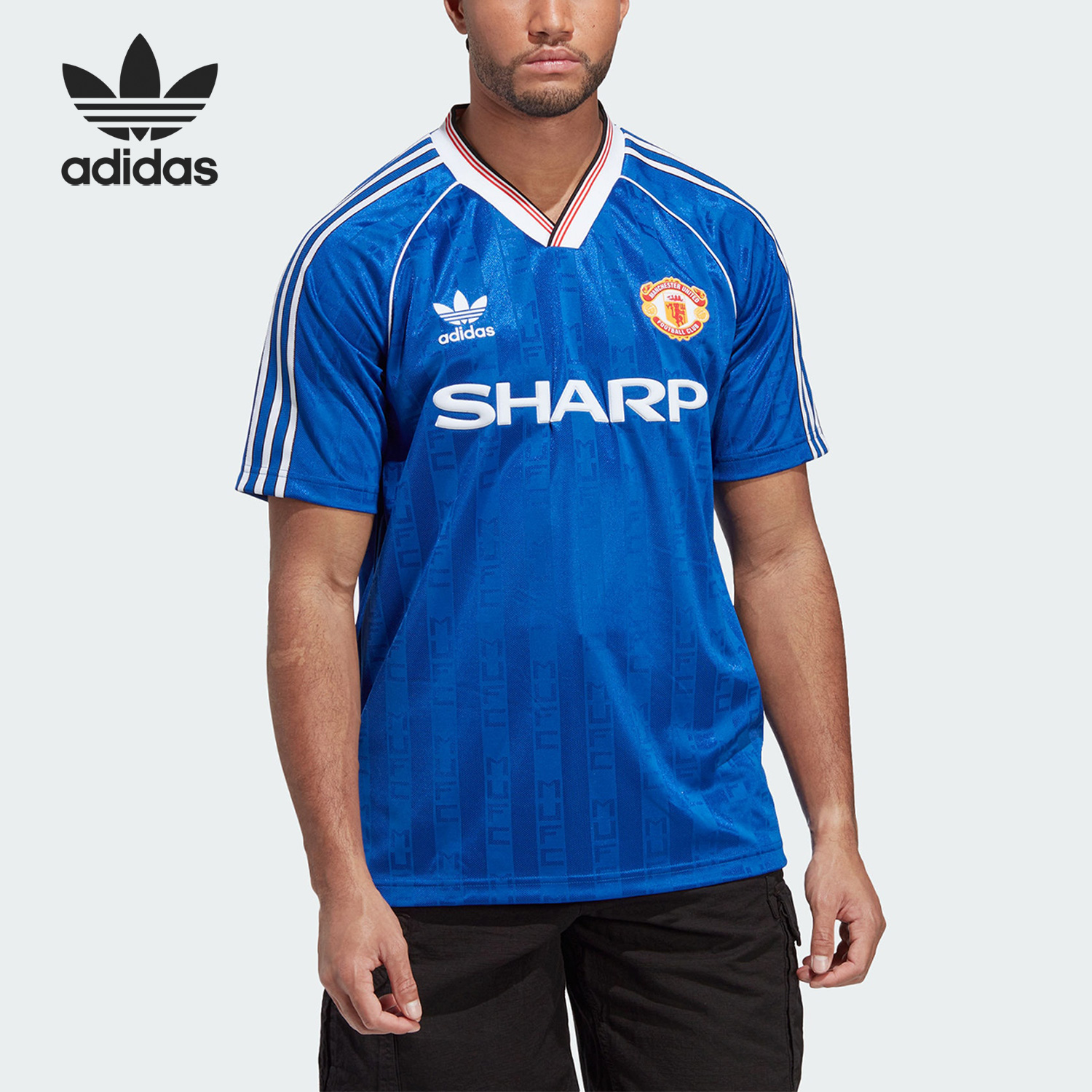 Adidas/阿迪达斯正品合作款曼联足球男子运动短袖球衣IP5544