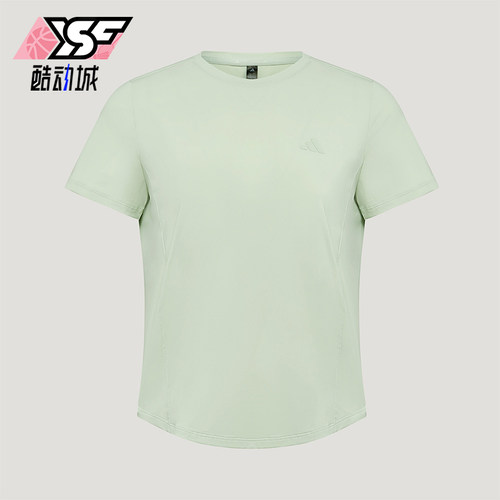 Adidas/阿迪达斯正品女士简约透气休闲运动圆领短袖T恤KZ1568