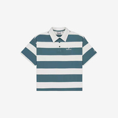 Balance NFE22412 NB正品 POLO衫 GRN 运动女子条纹休闲翻领短袖 New