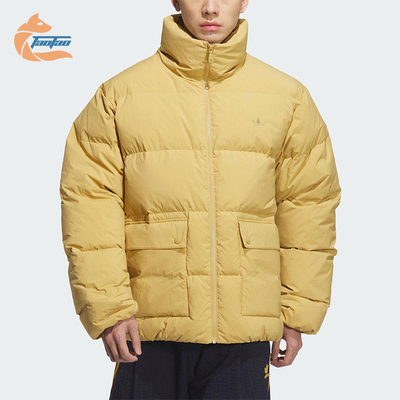 Adidas/阿迪达斯正品三叶草男士运动时尚立领保暖羽绒服KD1859