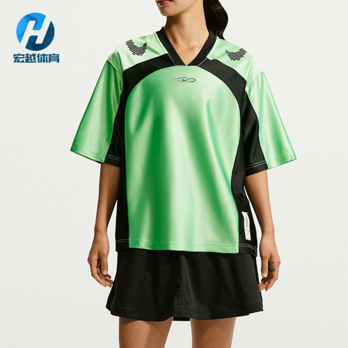 Nike/耐克正品女士V领运动舒适宽松轻盈短袖T恤IQ6138-336