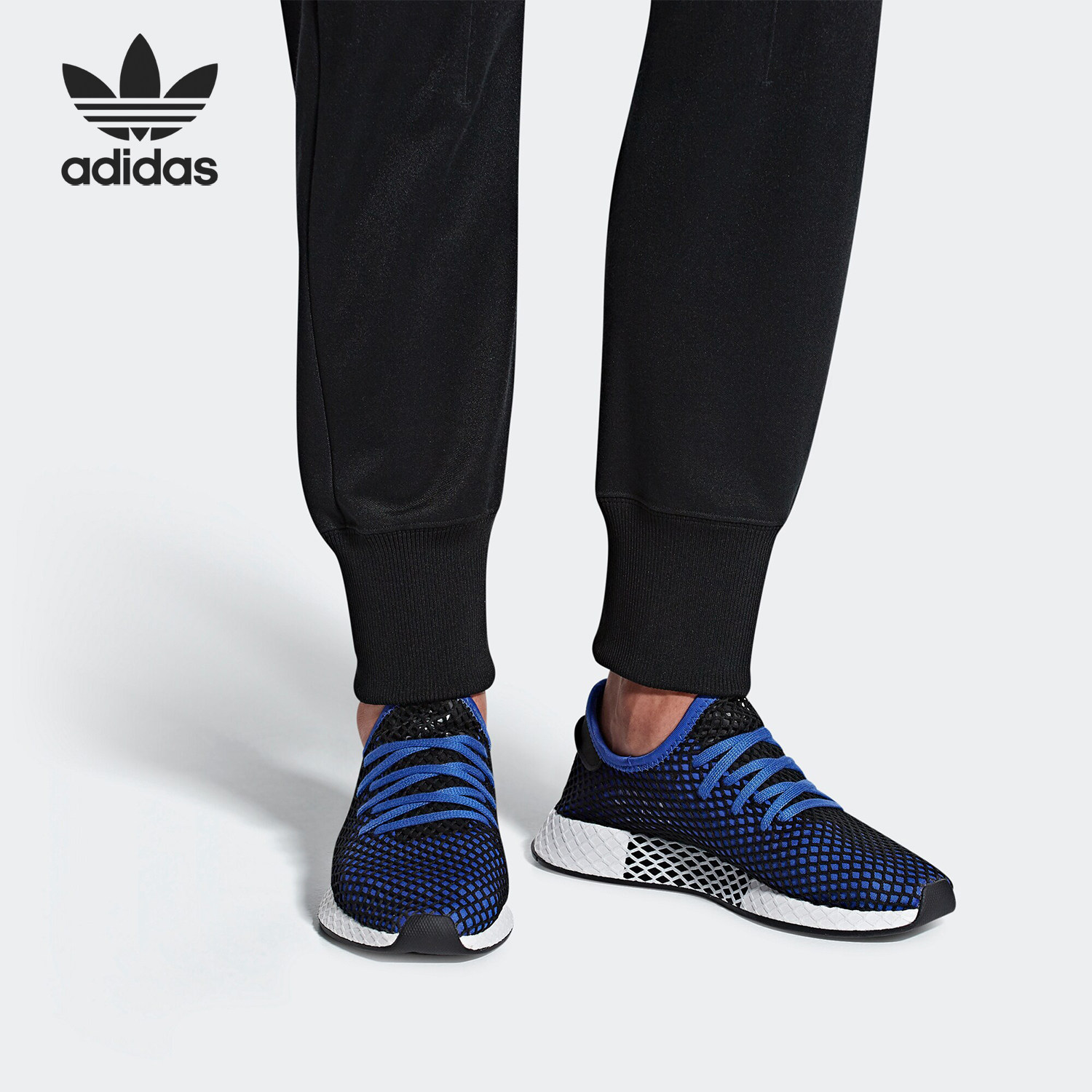 Adidas/阿迪达斯正品三叶草DEERUPT RUNNER男子休闲运动鞋B41764