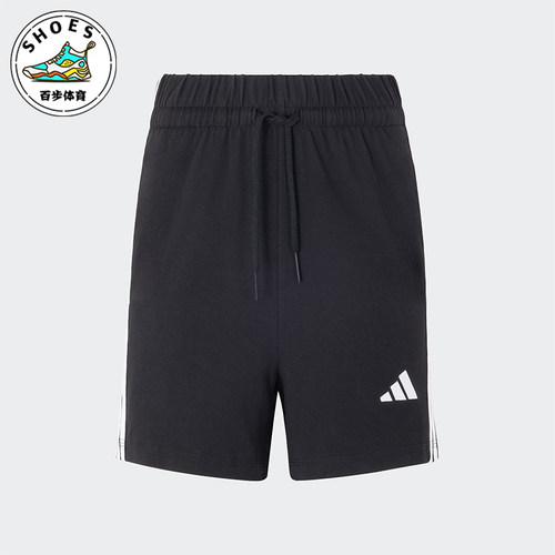 Adidas/阿迪达斯正品W 3S SJ SHO女士针织运动休闲短裤JY8574
