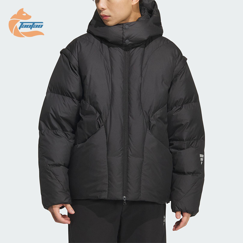 Adidas/阿迪达斯正品Future Style男士户外连帽日常羽绒服KC2587