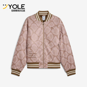 蛇纹刺绣图案保暖外套629418 Puma 经典 2024秋冬男士 彪马正品