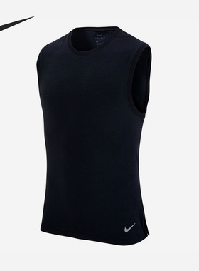 Nike/耐克正品Dri-FIT运动背心新款男经典黑色运动背心CN9819-010