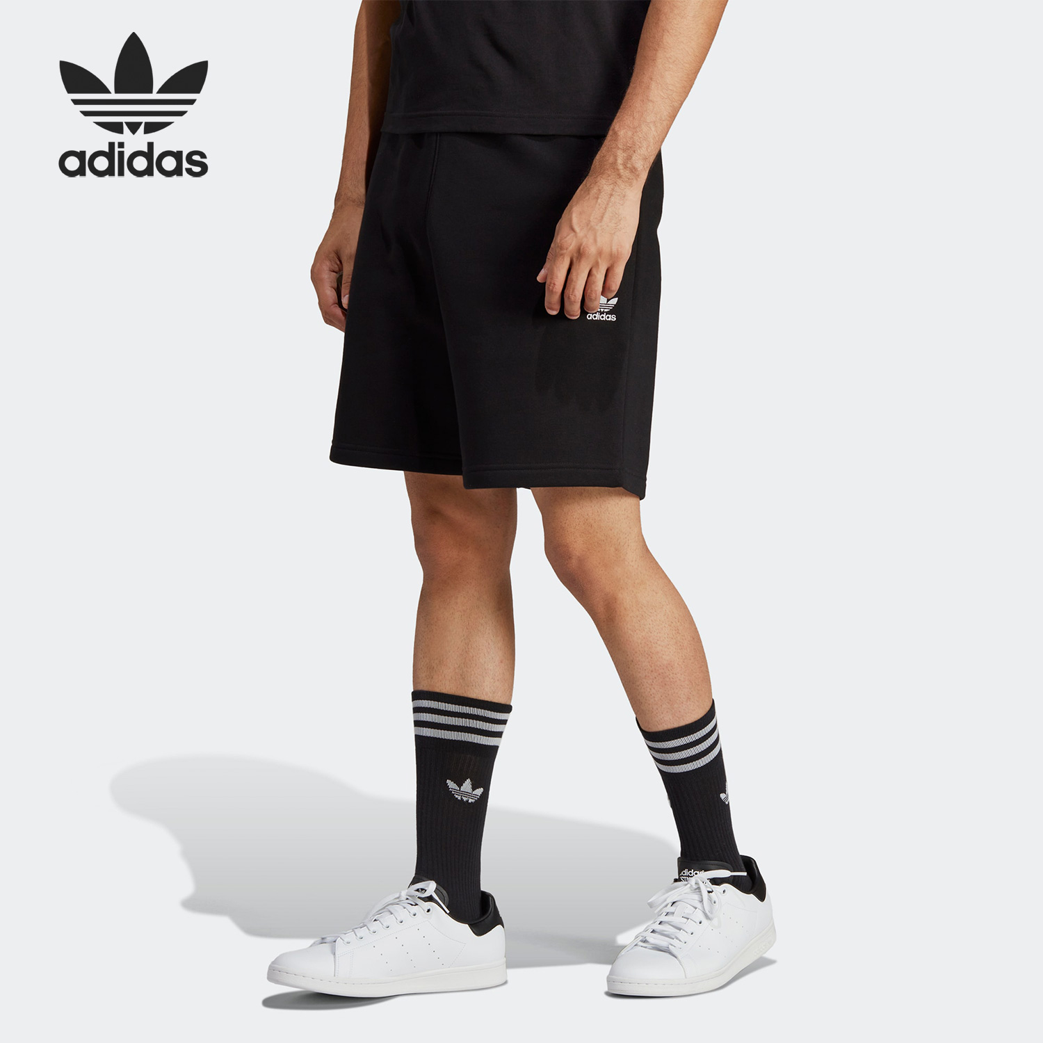 Adidas/阿迪达斯正品三叶草跑步健身梭织男子运动短裤IA4901