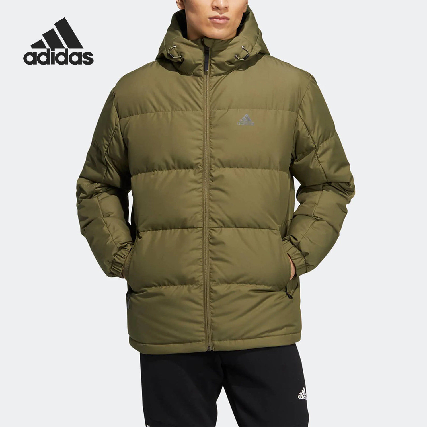Adidas/阿迪达斯正品CB DOWN JACKET 户外男子羽绒服HN2093
