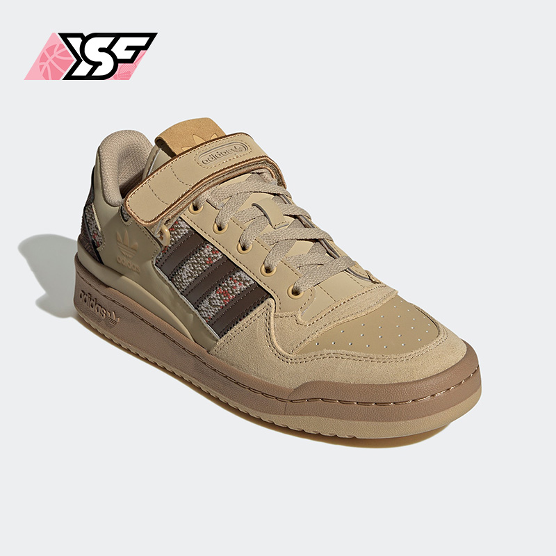 Adidas/阿迪达斯正品三叶草FORUM LOW男女新款休闲鞋HQ4605