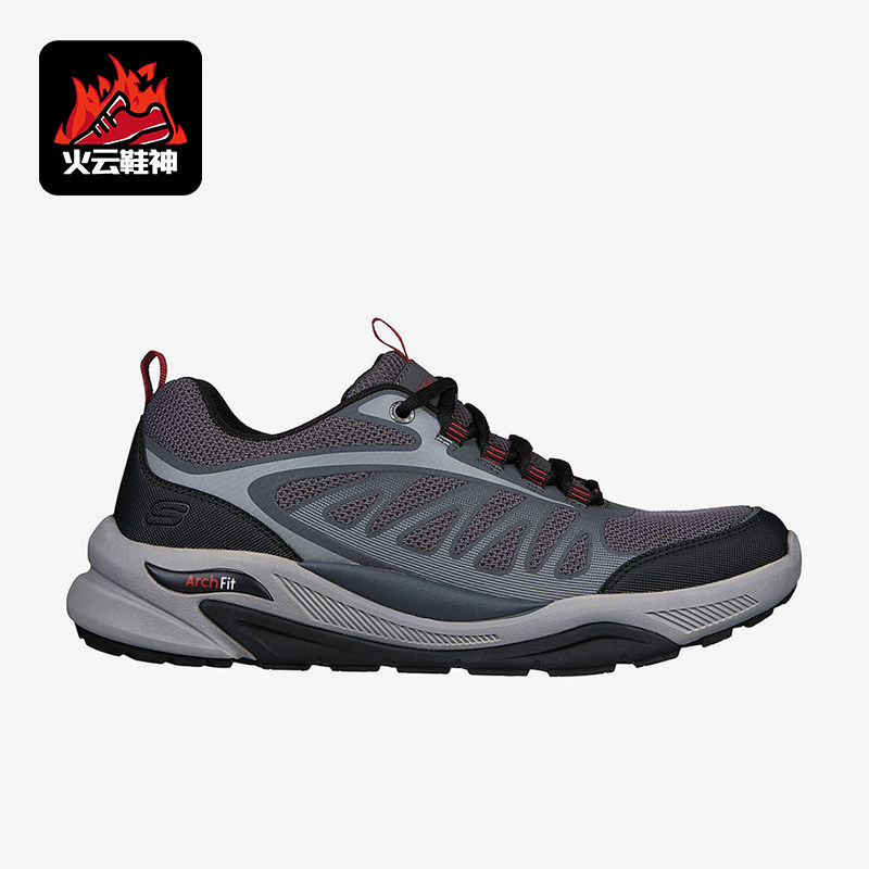 Skechers/斯凯奇正品冬季男士户外登山低帮防滑耐磨运动鞋