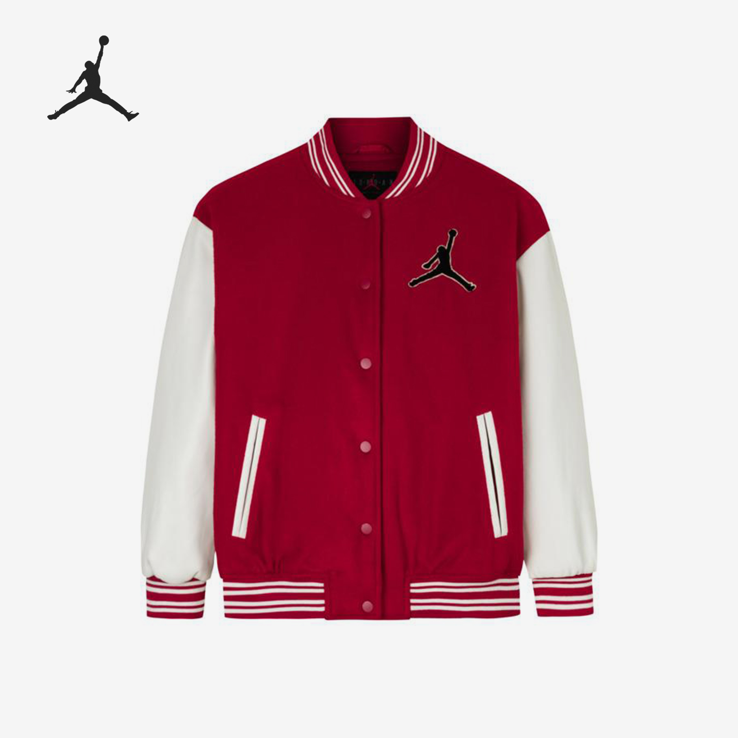 Nike/耐克正品JORDAN大童运动拼接经典保暖棉服JD2342020GS-002