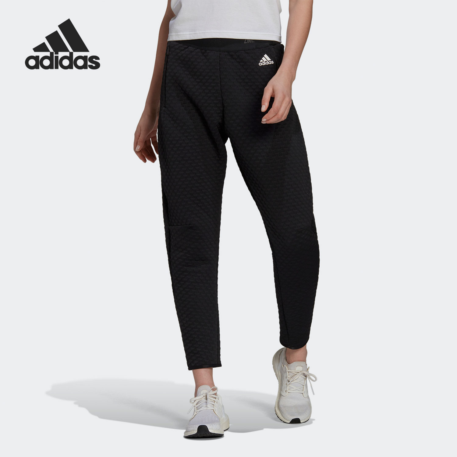 Adidas/阿迪达斯正品W ZNE P PB RDY休闲女子运动长裤 GT3721