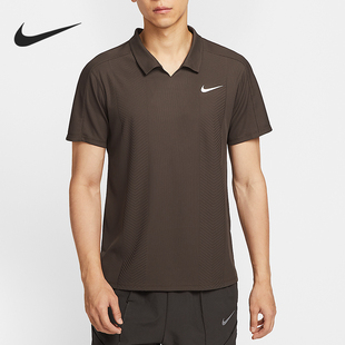 Nike/耐克正品CourtSlamDri-FIT休闲网球经典Polo衫HM6753-237