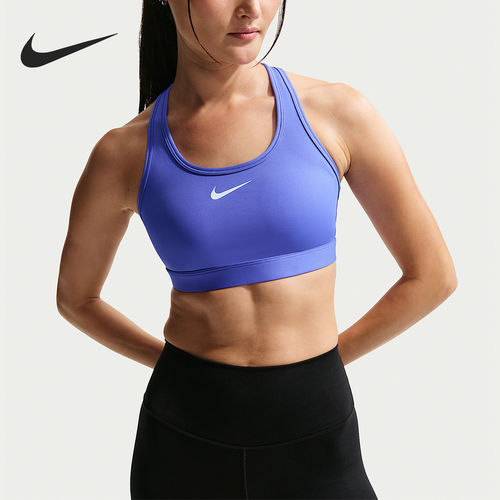 Nike/耐克正品Swoosh女士健身训练衬垫运动内衣DX6822-570