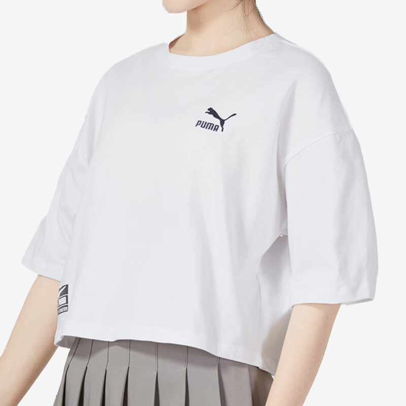 Puma/彪马正品当季新款休闲女子运动短袖T恤 623253-02,运动服/休闲服装,运动T恤,淘宝优惠券,粉丝福利购,淘宝优惠卷