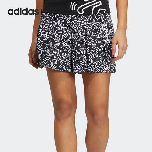 Adidas/阿迪达斯正品当季新款neo涂鸦梭织女子运动短裤HD7263
