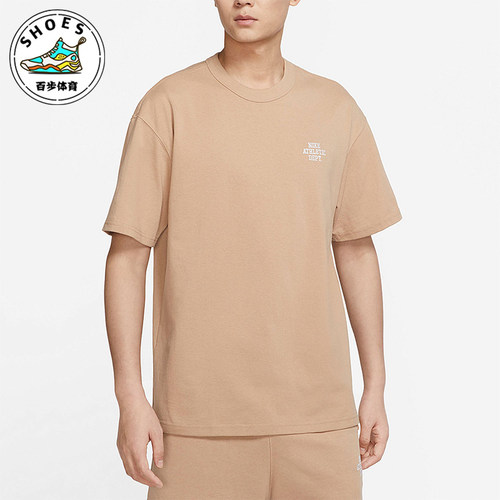 Nike/耐克正品夏季款男士圆领透气印花经典运动短袖T恤FD0306-200