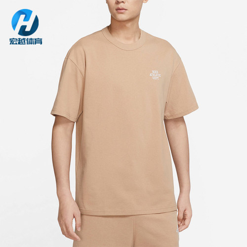 Nike/耐克正品夏季款男士圆领透气印花经典运动短袖T恤FD0306-200