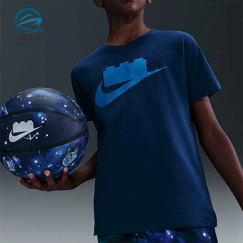 Nike/耐克正品LEGO大童针织乐高系列运动圆领透气T恤II5198-477