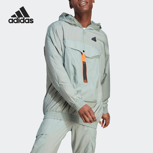 26夏M 男子连帽夹克外套IC3725 Adidas 阿迪达斯正品