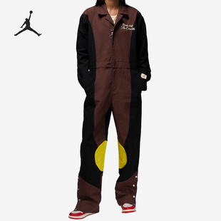 耐克正品 FB2651 JORDAN 套装 227 女子玫瑰图案刺绣连体裤 Nike