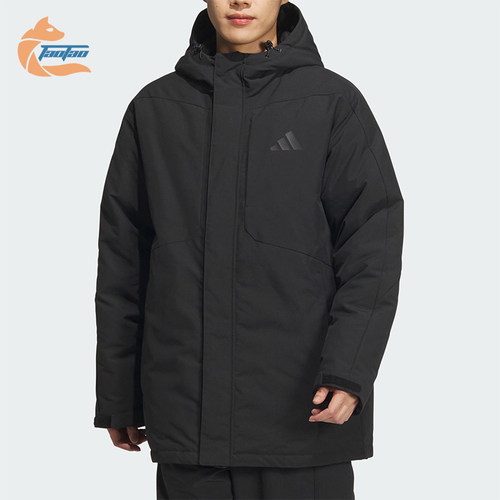 阿迪达斯男士防泼水运动羽绒服