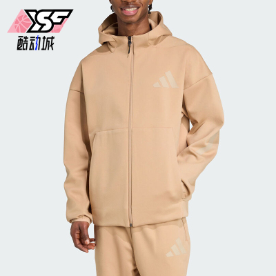 Adidas/阿迪达斯正品Z.N.E.全拉链休闲舒适经典连帽卫衣KC7904