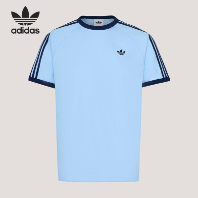 Adidas/阿迪达斯正品三叶草男士日常休闲亲肤透气T恤KG6323