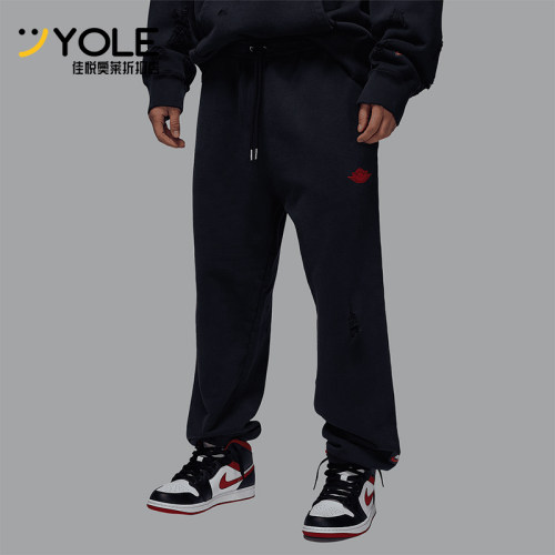 Nike/耐克正品JORDAN男士运动宽松束脚针织长裤IB3000-010