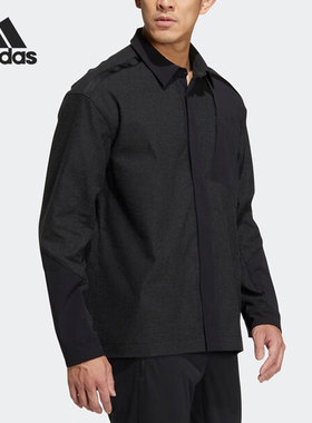 Adidas/阿迪达斯正品26夏男子户外运动长袖衬衫HN2038