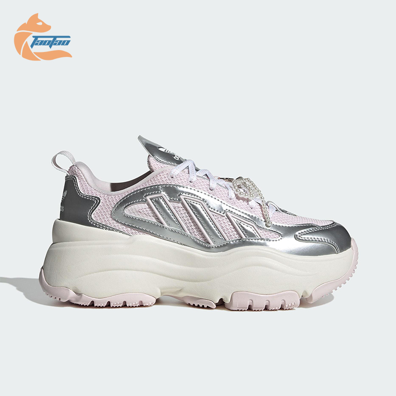 Adidas/阿迪达斯正品2025 三叶草女士经典透气厚底老爹鞋JS1660