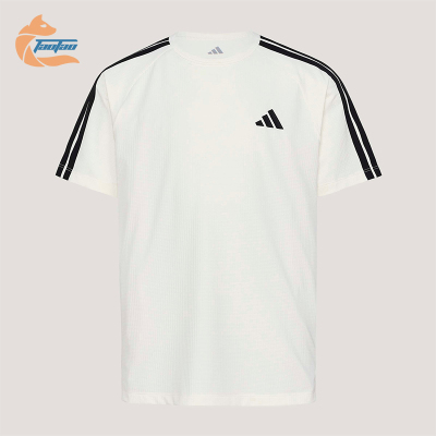 Adidas/阿迪达斯正品夏季儿童透气圆领日常运动轻盈短袖T恤KY8365