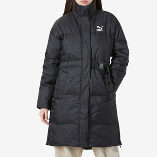 Puma/彪马冬季新款女子运动保暖中长款羽绒服537602-01