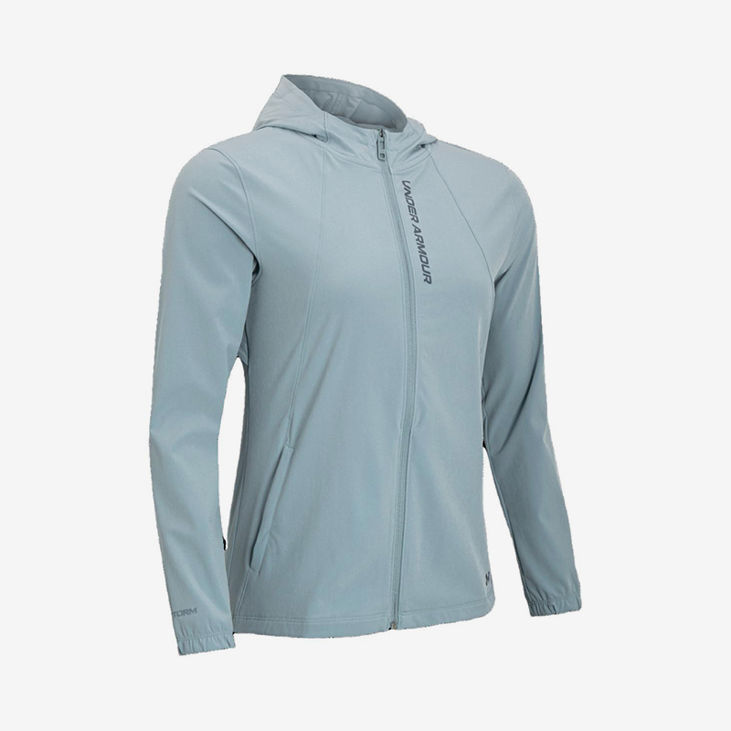 UA/安德玛正品OutRun the STORM Jkt户外女士复古夹克1377043-465